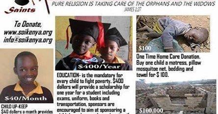 Children at Saints Orphanage